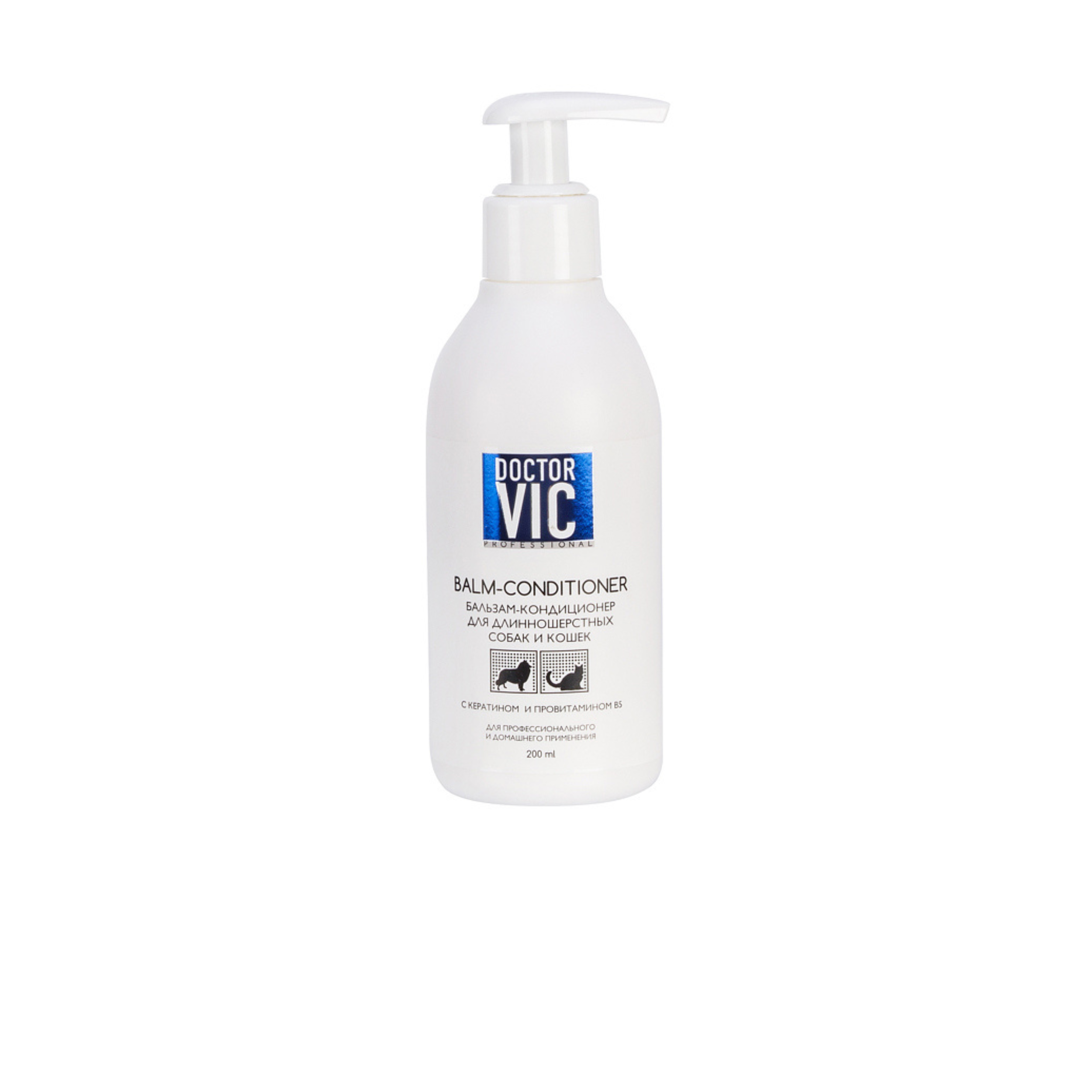 DẦU XẢ DR.VIC VỚI KERATIN VÀ PRO-VITAMIN B5 DÀNH CHO CHÓ VÀ MÈO LÔNG DÀI