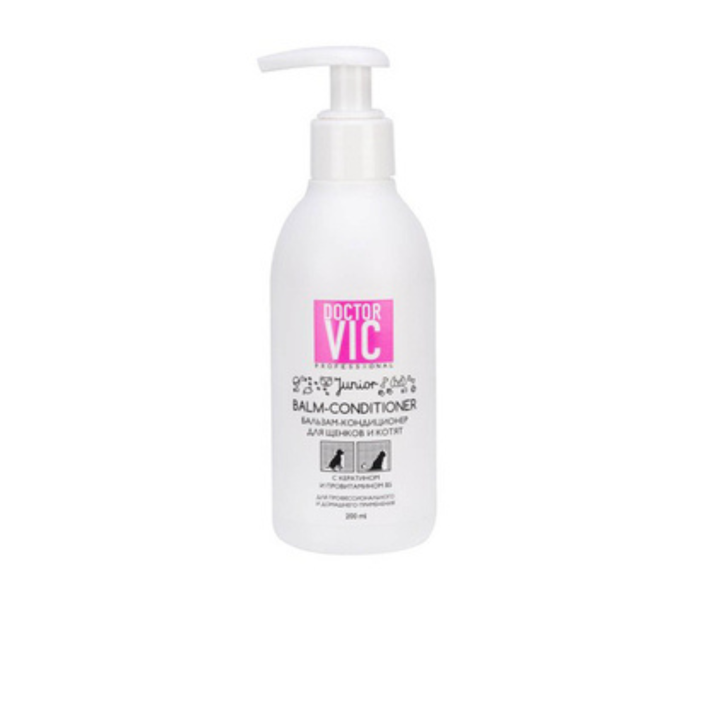DẦU XẢ DOCTOR VIC VỚI KERATIN VÀ PRO-VITAMIN B5 DÀNH CHO CHÓ CON VÀ MÈO CON